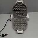 bella Flip-n-Store Waffle Maker with EverGood Ceramic Nonstick Coating, Fits-anywhere Kitchenware, Power Indicator Light, Cool Touch Handle & Cord Wrap, 7 Wide & 1" Deep Plates, 1000 Watt, Oatmilk