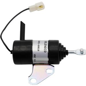 12V Fuel Shut Off Solenoid 16851-60014 1685160014 Replacement for Kubota RTV900 ZD18 ZD21 ZD221 ZD321 ZD323 BX2350D BX2360 BX24D BX25 G2160 TG1860 GR2100 GR2110 GR2120 GR2120B