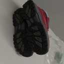 Qiucdzi Womens Winter Snow Boots Warm Fur Lined Anti-Slip Outdoor Ankle Booties Walking Shoes Comfort Non-Slip Trekking Shoes (8, Red)