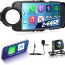 [2G+64G] Car Radio for Toyota Yaris 2012 2013 2014 2015 2016 2017, 9 inch Touch Screen Yaris Android Stereo, Carplay/Android Auto/Bluetooth/EQ Audio/SWC