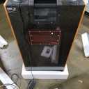 Pyle Portable Karaoke Machine 15.4'' Touchscreen Wireless Bluetooth Speaker with Dual Mics, USB/SD/HDMI/TV Input, Wheels & Handle, Rechargeable Battery, Stereo Surround, Party, Disco, Outdoor Use