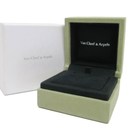 Van Cleef And Arpels Genuine Bracelet/Watch Case Green Suede 