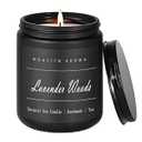 MOASITN Lavender Woods Highly Scented Candle for Home|Organic Soy Candel| Handmade Long Lasting Aromatheraphy Jar Candles| Gift for Women, Men for Relaxing, Housewarming, Autumn|7oz