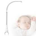 23 inches DIY Baby Crib Mobile Arm,Mobile arm for Crib,Nursery Mobile arm,Baby Mobile Hanger, The Claw Part Can be Adjusted WidthDIY Toy Decoration
