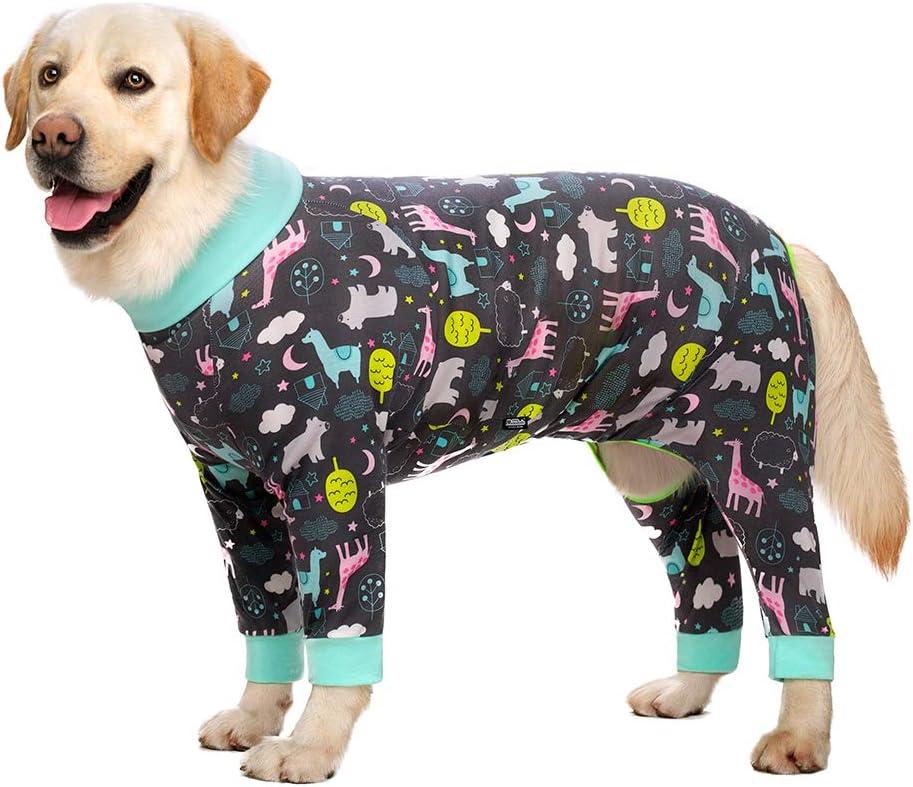 Surgery Recovery Suit Female Male for Dogs After Surgery Medium Large Dogs Onesie,Lightweight Dog Recovery Suit for Shedding Prevent Licking Surgical Wound,Dog Pajamas Pjs,Full Belly (36 (Chest 37.8 in | Backlength 25.98 in), Dark gray)