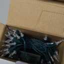 50 16FT LED Christmas String Lights Outdoor, Battery Operated Lights for Indoor Outside Holiday and Tree Decor, Hanging Lighting Decorations. (Warm White, 2 * 50)