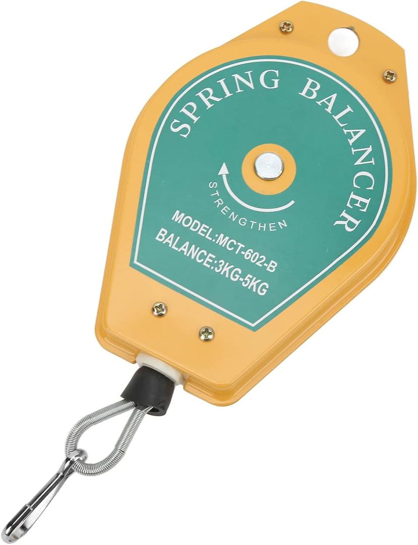 Tyenaza Spring Balancer, 3-5kg Load Bearing Retractable Tool Fixtures Holder Hanging for Assembly-line Retractable