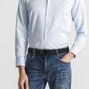 Mens Belts Plus Size Canvas Double D Ring Black Fabric Cloth All Size 39inch to 75inch (Black)