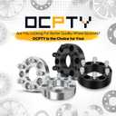 OCPTY 2PCS 5x4.5 to 5x5.5 Wheel Spacers 1.25" Wheel Adapters 1/2" Studs 73mm Center fit for 1982-1990 for Ford for Bronco / 1992-2007 for Ford for Crown Victoria / 2007-2011 for Ford for Edge