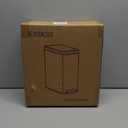KSSKSS Small Bathroom Trash Can with Lid Soft Close, Step Pedal, 6L / 1.6 Gal Stainless Steel Garbage Bin with Removable Inner Bucket, Slim Wastebasket for Narrow Spaces (Black)