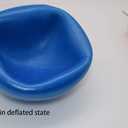 4 inch Therapy Ball for Release Hip Flexors, Pain Relief for Lower Back Thigh Muscles, Small Exercise Ball for Physical Therapy, Blue