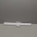 DEZ FURNISHINGS Cordless 1" Light Filtering Pleated Shade, Fabric, 27"W x 72"H, White