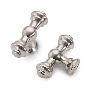 Asidrama 18 Pack Brushed Satin Nickel Kitchen Cabinet Knobs Dresser Knobs Drawer Knobs Cabinet Hardware Zinc Knobs for Dresser Drawers
