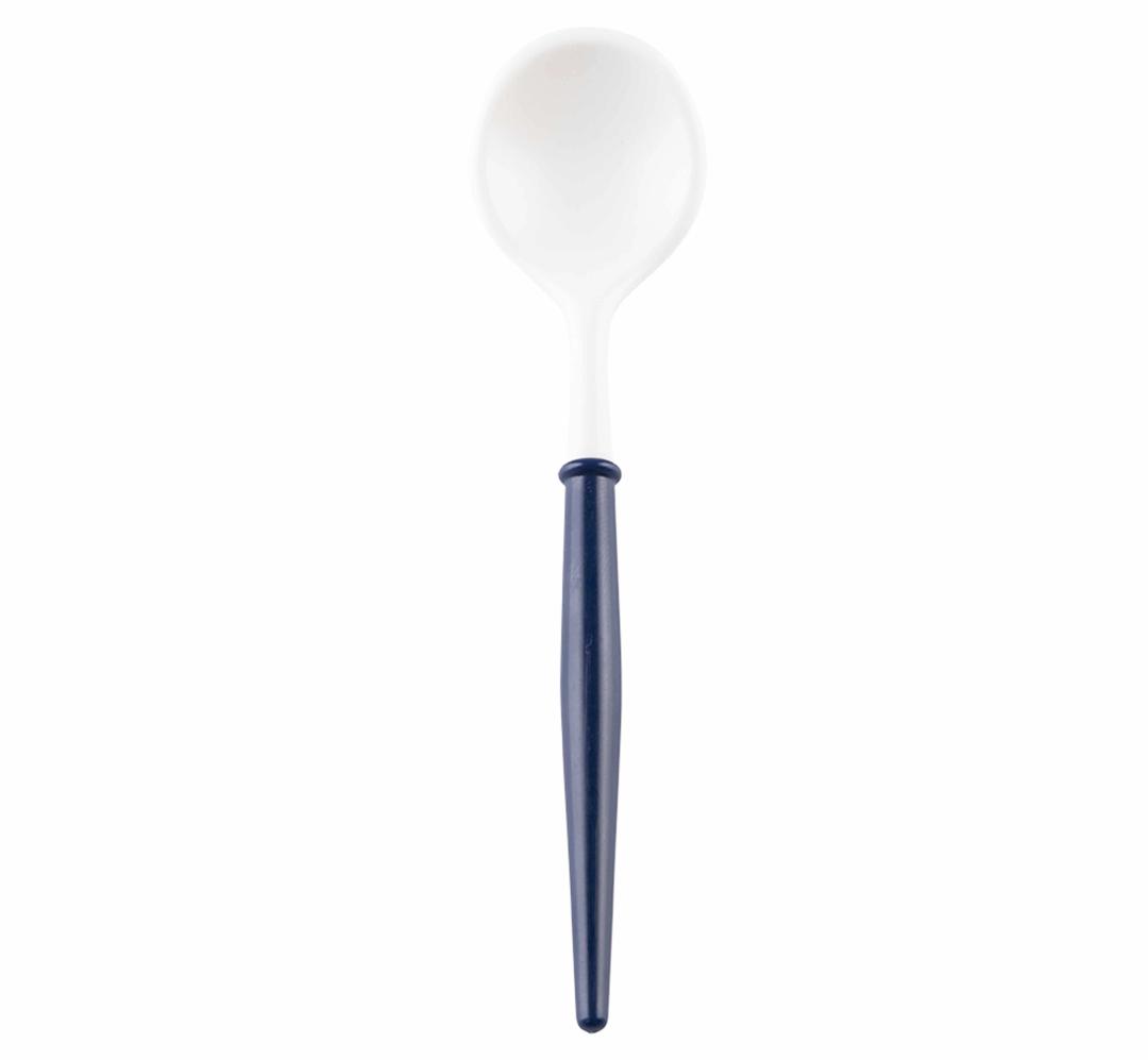  Sophistiplate  Navy Bella Plastic Cocktail Spoons 50 PC