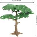 DOITOOL 3Pcs Fake Trees Model Cypress Miniature Artificial Tree Train Miniature Scenery Architecture Trees Railroad Diorama Tree Fake Plants for DIY Scenery Landscape Dollhouse
