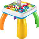 Fisher-Price Baby to Toddler Toy Laugh & Learn Around The Town Learning Activity Table with Music & Lights for Infants Ages 6+ Months 