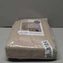 MIULEE Taupe Back Tab Blackout Curtains 108 Inch Long 2 Panels Set for Bedroom, Rod Pocket/Pinch Pleat Extra Long Thermal Insulated Living Room Darkening Pleated Light Blocking Drapes