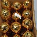 JOYIN 72Pcs Gold Easter Eggs, 2.3" Metallic Plastic Empty Eggs Fillable for Easter Hunt Supplies, Basket Stuffers, Toys Filling Treats, Party Favor
