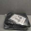 Elantrip 2PCs Front Car Seat Covers Leather Water Proof Seat Protector Universal fit for Most Cars, SUVs, and Trucks Black