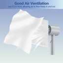 Air Vent Filter White, 12"X120" Cut to Size Air Filter Roll (80 + Filters), Electrostatic Vent Filter Material for Home Floor, Ceiling, Grilles, HVAC Vent, Compression Packing (Thickness: 0.2 In)