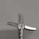 For Ninja Creami Deluxe Paddle Blade NC500 NC501 CN501CO Creamerizer Paddle Fit for Ice Cream Makers 813KKU500, Mixing Blade Paddle Replacement for Ninja Creami NC500C NC501C NC501H, Stainless Steel