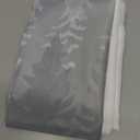 Shower Window Curtain, Abstract Gray Forest Small Short Waterproof Bathroom Window Curtain with Hooks, 60x48 Inch (Grey)