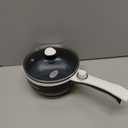 Dezin Hot Pot Electric Upgraded, Non-Stick Sauté Pan, Rapid Noodles Electric Pot, 1.5L Mini Portable Hot Pot for Steak, Egg, Fried Rice, Ramen, Oatmeal, Soup with Power Adjustment (1.6 Quarts, Black)