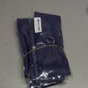 Creative Scents Cotton Fingertip Towels Set Blue - 4 Pack - 11 x 18 Inches Decorative Small Extra-Absorbent and Soft Terry Towel for Bathroom - Powder Room, Guest and Housewarming Gift (Navy Blue)