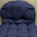 Hanging Basket Seat Cushion Egg Swing Chair Pad Washable Outdoor Lounge Chair Set (Dark Blue)