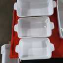 MALACASA Casserole Dishes for Oven, Porcelain Baking Dishes, Ceramic Bakeware Sets of 4, Rectangular Lasagna Pans Deep with Handles for Baking Cake Kitchen, White (9.4"/11.1"/12.2"/14.7"), Series