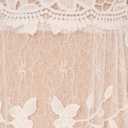 Adrianna Papell Lace Embroidery Dress (Beige, L)