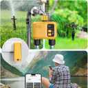 WiFi Water Timer 2 Zone for Garden Hose, Smart Sprinkler Timer with 984ft RF Range, Brass Inlet and Outlet, APP/Voice Control, Rain Delay, Automatic/Manual Irrigation