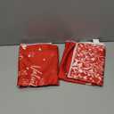 Artoid Mode Red Love Heart Floral Leaves Valentine's Kitchen Towels Dish Towels, 18x26 Inch Anniversary Wedding Decoration Cleaning Set of 2