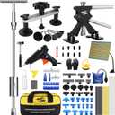 Super PDR Paintless Dent Removal Kit Professional, Car Dent Puller Kit with Slide Hammer Dent Lifter Bridge Puller, PDR Tools Auto Body Dent Repair Kit for Cars, Dent Removal for Car Body Repair