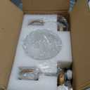 TLOLGT 2-Pack Vintage Wall Sconces Brass Bathroom Vanity Lighting Fixtures Beautiful Wall Light Set of Two for Bedroom Bathroom Hallway Living Room