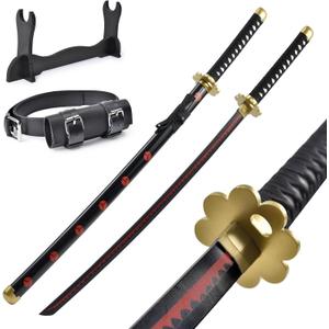 Anime Sword 41 inch,Zoro/wado ichimonji/Anime Original Texture,for Role-Playing and Collection, with One Display Stand