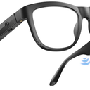 Bluetooth Smart Glasses,Blue Light Blocking Glasses for Men and Women ,Built-in Mic & Speakers,Smart Wireless Headphone Glasses for Office/Work Blue Light Filtering, Voice Control,Unisex