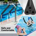 Pangda 3 Pack Pool Noodles Foam Noodles Swim Clamp Jumbo Hollow Foam Large Pre Slit Clamp Protection for Swimming Floating Craft Projects Padding Bumper