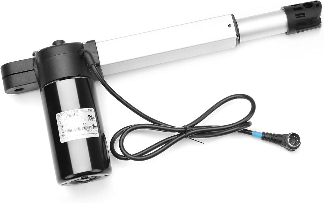 Okin Alphadrive 5 Model E10621 Motor Actuator Replacement for Electric Adjustable Beds, Height Adjustable Bed Frame Motor Part for E10180/ E10394/ E10405/ E10468