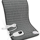 Deepsoon Heating Pad,Electric Heating Pads for Back,Neck,Abdomen,Moist Heating Pad for Shoulder,Knee,Arms,Legs,Dry/Moist Heat & Auto Shut Off,Christmas Gifts for Men and Women,Dark Gray,40x20 Inch