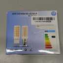 ALIDE E12 60W 4000k C7 Led Candelabra Light Bulbs Replacement, Small Base E12 6W LED Bulbs T6 Natural White 110V 120V for Ceiling Fan Chandelier Lighting,550lm,Non-dimmable 10Pack