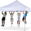 10x10 Pop Up Canopy Tent Commercial Series,White