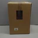 mDesign Tall 30 Liter, Large Round Metal Lidded Step Trash Can, Thin Compact Garbage Bin with Removable Liner Bucket for Bathroom, Kitchen, Craft Room, Office, Garage - Soft Brass