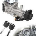 Ignition Switch Lock Cylinder with 2 Keys (Chip ID48) Compatible with 2003-2007 Honda Accord, 2003-2007 CR-V, 2003-2007 Fit, 2003-2007 Odyssey, 35100-SDA-A71