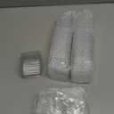 50 Pack 5oz Plastic Dessert Cups with Lids and Spoons