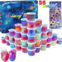 36 Packs Galaxy Slime Cups for Party FavorsSensory Toys for Stress ReliefNon-Sticky & Non-Toxic,Birthday Halloween, Classroom Reward