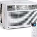 8,000 BTU Window Air Conditioner,Cool Rooms Up to 350 Sq.Ft.,Smart Window AC Unit with Smartphone App or Remote Control,3 Fan Mode,Sleep&ECO Mode,Washable Filter,for Bedroom Apartment Office,New R32