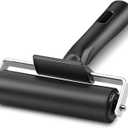 Rubber Roller, Ideal for Anti Skid Tape Construction Tools, Print, Ink and Stamping Tools (4-Inch, Black)
