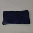 Money Bag with Zipper 11 x 6.1 inch Blue