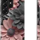 DEENAKIN for Samsung Galaxy S26 Ultra Case,Cute Floral,Wireless Charging | Compatible with Magsafe, Dual-Layer Hard Shell + Silicone, Shockproof Protective Phone Cover for Women Girls